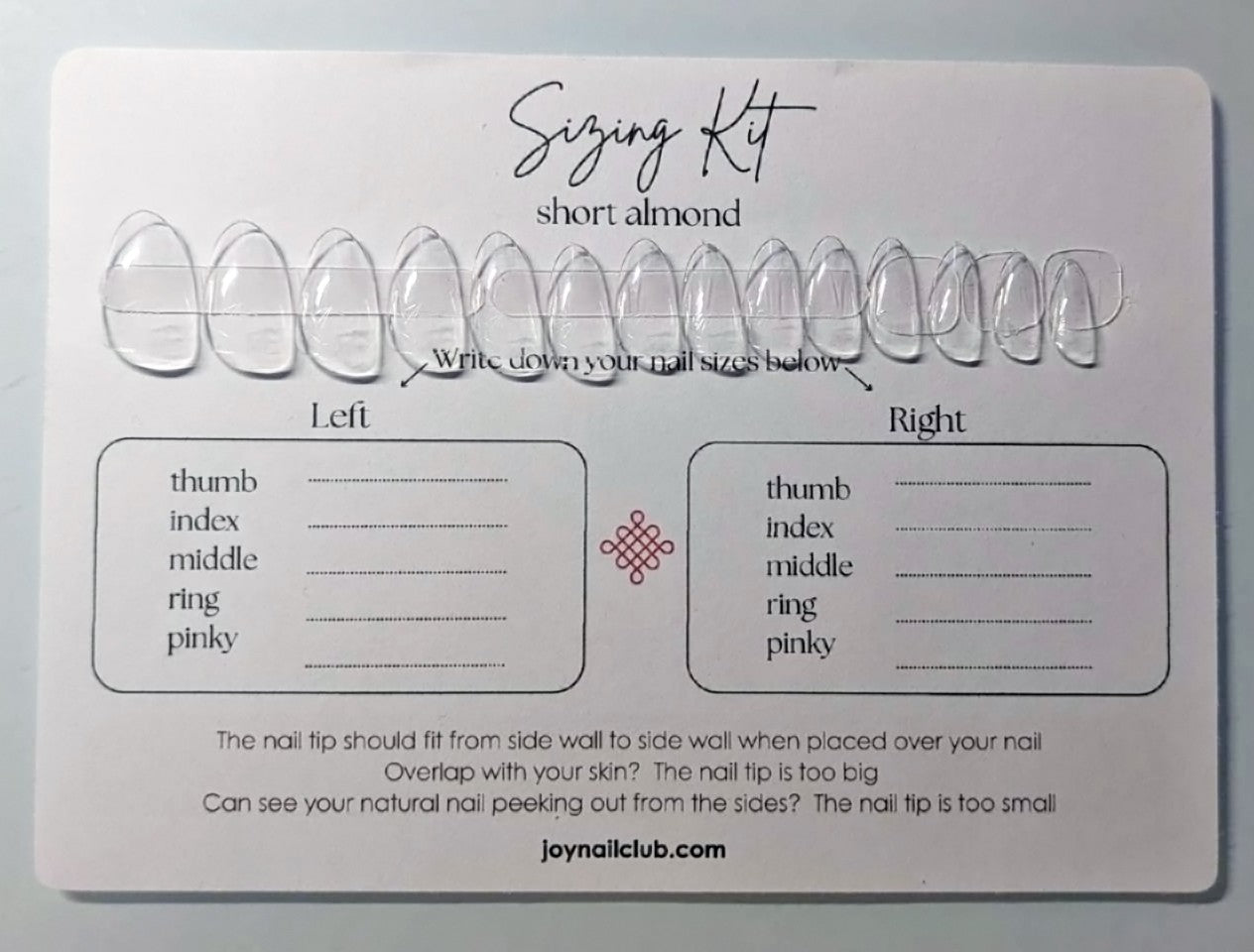 Sizing Kit